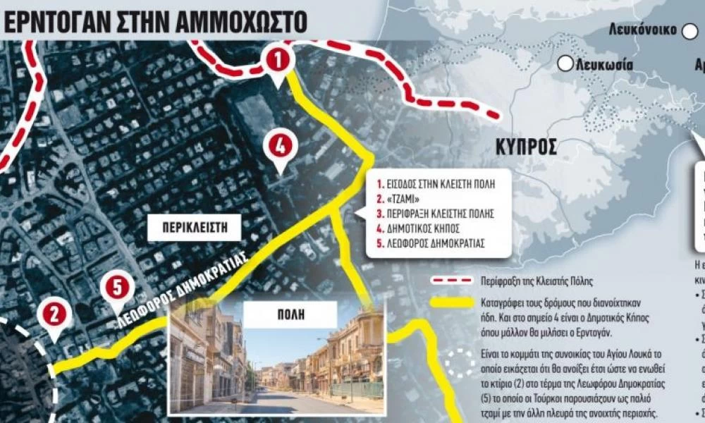 Κύπρος: Εφιαλτικό σενάριο Τουρκίας - Άνοιγμα Αμμοχώστου μέσω Αγίου Λουκά;